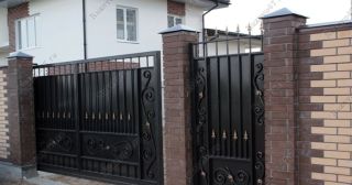 Купить распашные ворота кованные Черемхово, цена от 4728 руб.